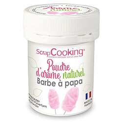 Scrapcooking Arôme alimentaire naturel en poudre 15 g - Goût barbe à papa