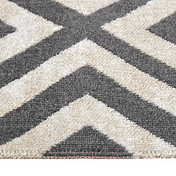 Avis vidaXL Tapis à tissage plat d'extérieur 80x150 cm Noir et beige clair