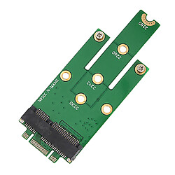 Nouvelle Msata Mini Pci-e 3.0 Ssd à Ngff M.2 B Clé Sata Interface Carte D'interface Vert En PCB pas cher