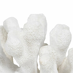 Avis BigBuy Home Figurine Décorative Blanc Corail 19 x 14 x 11 cm