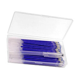 40pcs Stylos Effaçables à Chaud Recharges De Tissu Effaçable à Chaud Marquant Des Stylos Bleu