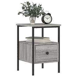 Acheter Maison Chic Lot de 2 Tables de chevet - Tables de Nuit sonoma gris 34x36x50cm bois d'ingénierie