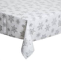 Feeric Lights And Christmas Nappe flocons de Noël Fantasy - L. 240 x l. 140 cm - Blanc