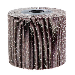 roue de polissage abrasive en fibre de tambour pour le polissage de l'acier inoxydable grain 80