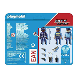 Acheter Playmobil® PLAYMOBIL - 70669 - Police Equipe de policiers