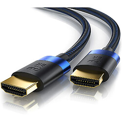 Primewire ? Câble HDMI 2.1 d' 1,5m - 8k @ 30Hz - 8k @ 120Hz DSC - 4k @144Hz - @240Hz DSC - UHD II - HDMI 2.1, 2.0a et 2.0b - 3D - Haut débit Ethernet - VVR - Dynamic HDR 10+ - eARC - Dolby Vision