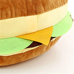 Universal Nouvelle idée Burger peluche jouet rembourré peluche coussin oreiller mignon hamburger oreiller garçon fille cadeau d'anniversaire | oreiller de luxe (50 cm) pas cher