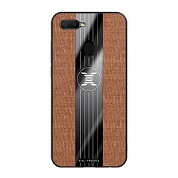 Avis Wewoo Coque Souple Pour OPPO A7X / F9 XINLI tissu de couture Shieldproof TPU Housse de protection Brown