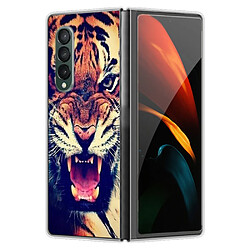 Coque en TPU antichoc tigre pour votre Samsung Galaxy Z Fold3 5G