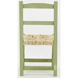 Acheter Aubry Gaspard Chaise enfant en bois vert.