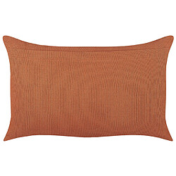 Acheter Beliani Coussin ORLAYA Coton 55 x 35 cm Géométrique Impression en bloc Orange