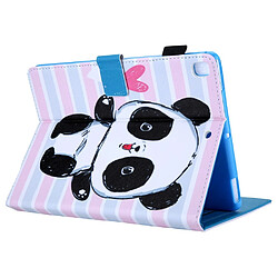 Acheter Etui en PU impression de modèle avec support et porte-cartes panda mignon pour votre Apple iPad 10.2 (2019)