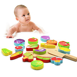 Acheter Kid Cuisine Jouet en bois Fruit légumes nourriture de coupe Jeux de rôles Jouets Set