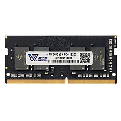 Wewoo Vaseky 4GB 2400MHz PC4-19200 DDR4 Module Mémoire RAM pour Ordinateur Portable