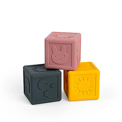 Bigjigs Toys Cubes empilables sensoriels en silicone