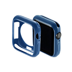 Coque en silicone bleu foncé pour votre Apple Watch Series 5/4 40mm/Series 3/2/1 38mm