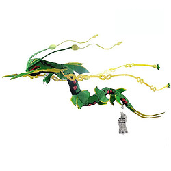 Universal Green Rayquaza Soft Doll Jouet mignon Fixe pliable