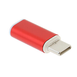 Adaptateur de chargeur 3A magnétique de type C à type C pour câble de type C rouge