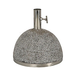 ESSCHERT GARDEN Pied de parasol granite 11kg Gris clair Pied de parasol - Granite 11kg - Tube en acier inoxydable - Réglable Ø 19 à 36 mm