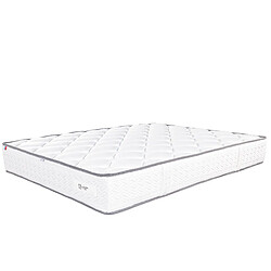 LUXURY LITERIE Matelas 140x190 cm, Iris, 20 cm, mémoire de forme, ferme, face été/hiver + 2 oreillers + couette