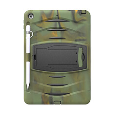 Support pliant Housse de protection couvercle du support pour IPad 10,2 pouces 2019 avec fente Pen Camouflage