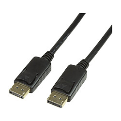 LogiLink Câble de connexion DisplayPort, noir, 5,0 m ()