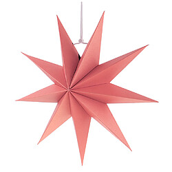 Acheter Nouveauté Papier 3D 9 Star Star Christmas Halloween Décoration Suspendue Rose