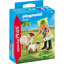 Playmobil® Figurines - Fermière avec moutons