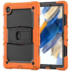 Coque en silicone avec béquille orange pour votre Samsung Galaxy Tab A8 10.5 (2021) X200/X205