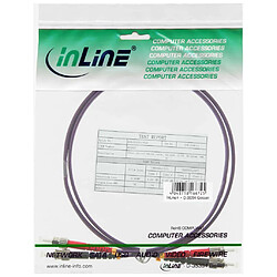 Câble duplex optique en fibre InLine® ST / ST 50 / 125µm OM4 15m