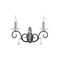 Elstead Lighting Applique murale Amarilli Argent, Noir