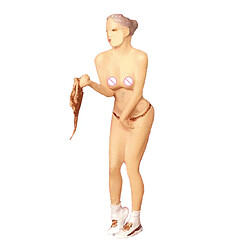 1:64 Figure Personnage Féminin Poupée Paysage Train Chemin De Fer Modèle Décor Style A