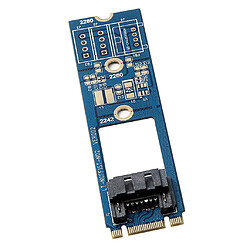 Acheter M.2 NGFF ( SATA) B & M Key To SATA III 7 Pin SSD Converter Board Card