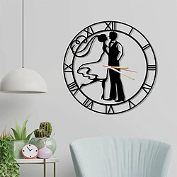 Avis DEKORY Love Horloge Murale en Métal 50cm