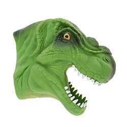 Simulation Tyrannosaurus Tête Marionnette À Main Dinosaure Figure Jouet Enfants Jouet Marron