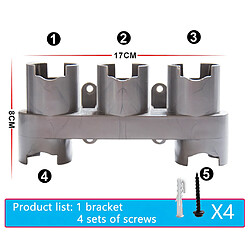 Station d'accueil accessoires support accessoires organisateur pour aspirateur Dyson V7 V8 V10 V11, pas d'outils en désordre