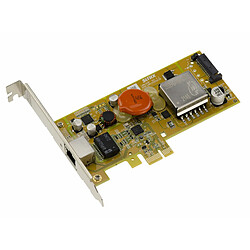 Kalea-Informatique Carte PCIe 1 Port 2.5 Gigabit Ethernet - Power Over Ethernet PoE+ 30W - INTEL I225 LM