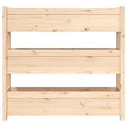 Acheter vidaXL Jardinière 112x25x104,5 cm Bois massif de pin