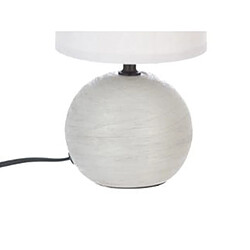 Atmosphera, Createur D'Interieur Lampe de chevet boule - Gris clair strié - Atmosphera