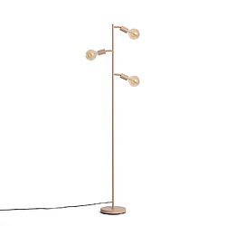 Avis Ledkia Lampadaire Métal Aratz 3 Spots Camel