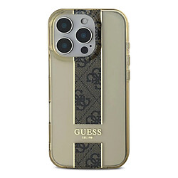 Guess Maroquinerie Guess Coque iPhone 16 Pro - Marron