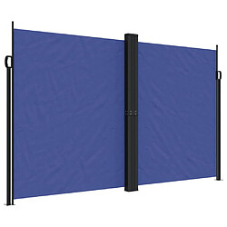 vidaXL Auvent latéral rétractable bleu 200x600 cm