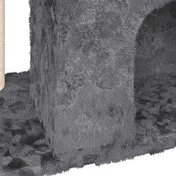 Acheter Helloshop26 Arbre à chat meuble tour grimper jouet grattage grattoir escalade plateforme avec griffoir en sisal foncé 51 cm gris 02_0022442