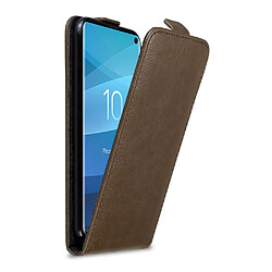 Cadorabo Coque Samsung Galaxy S10 4G Etui en Marron