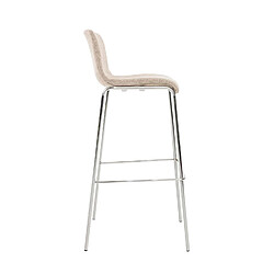 Avis Non Tabouret de bar Hoover tissu 4 pieds structure chrome