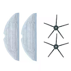 Accessoires de remplacement pour aspirateur Robot Roborock S7/T7 Plus, pièces de rechange pour chiffon de nettoyage et brosse latérale