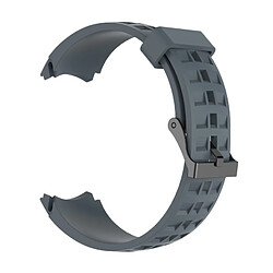 Wewoo Bracelet pour montre connectée Dragonne de remplacement en silicone SUUNTO Terra Gris