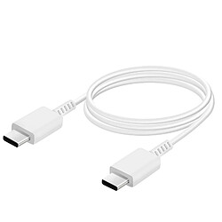 Câble USB-C vers USB-C Charge rapide 1 mètre D'origine Samsung EP-DG977BWE blanc