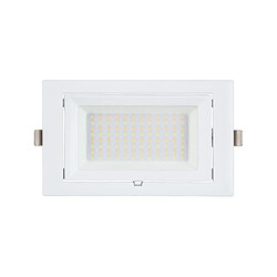 Acheter Ledkia Spot Downlight LED 48W Rectangulaire Orientable 130 lm/W LIFUD Coupe 210x125 mm Blanc Neutre 4000K