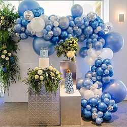 Euro Mega Ballon Bleu Guirlande Ballon Bleu Décoration Arche Ballon Fête Mariage Anniversaire